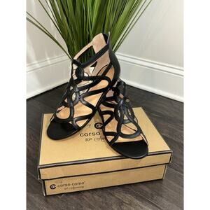 Corso Como Women's Surrey Sandal Black Brushed 8.5